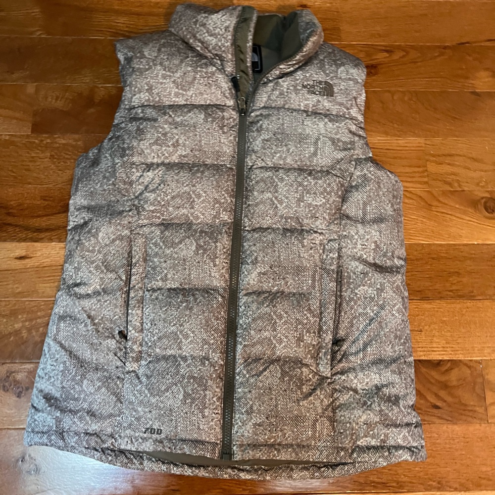 The North Face Brown Puffer Vest